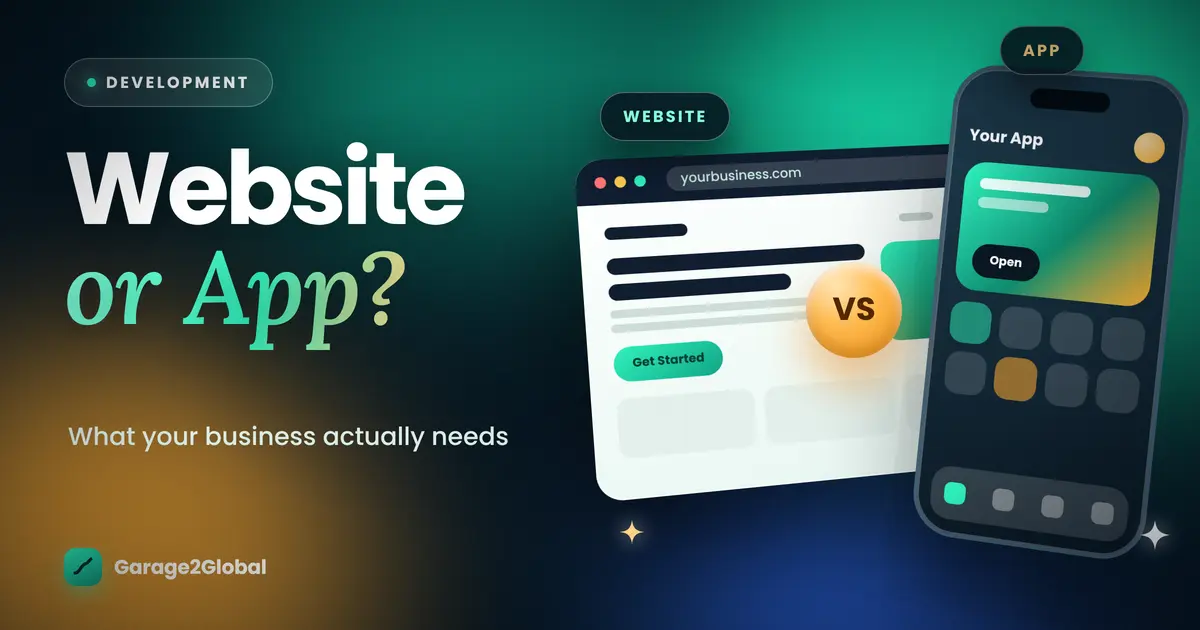 Website or app: what your business needs