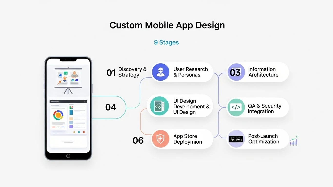 custom mobile app design by Garage2Global process