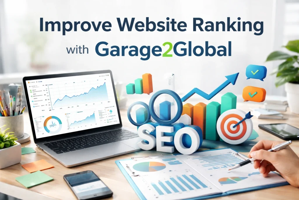 Improve Website Ranking with Garage2Global | Proven Growth